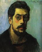 Charles Laval self-Portrait oil on canvas
